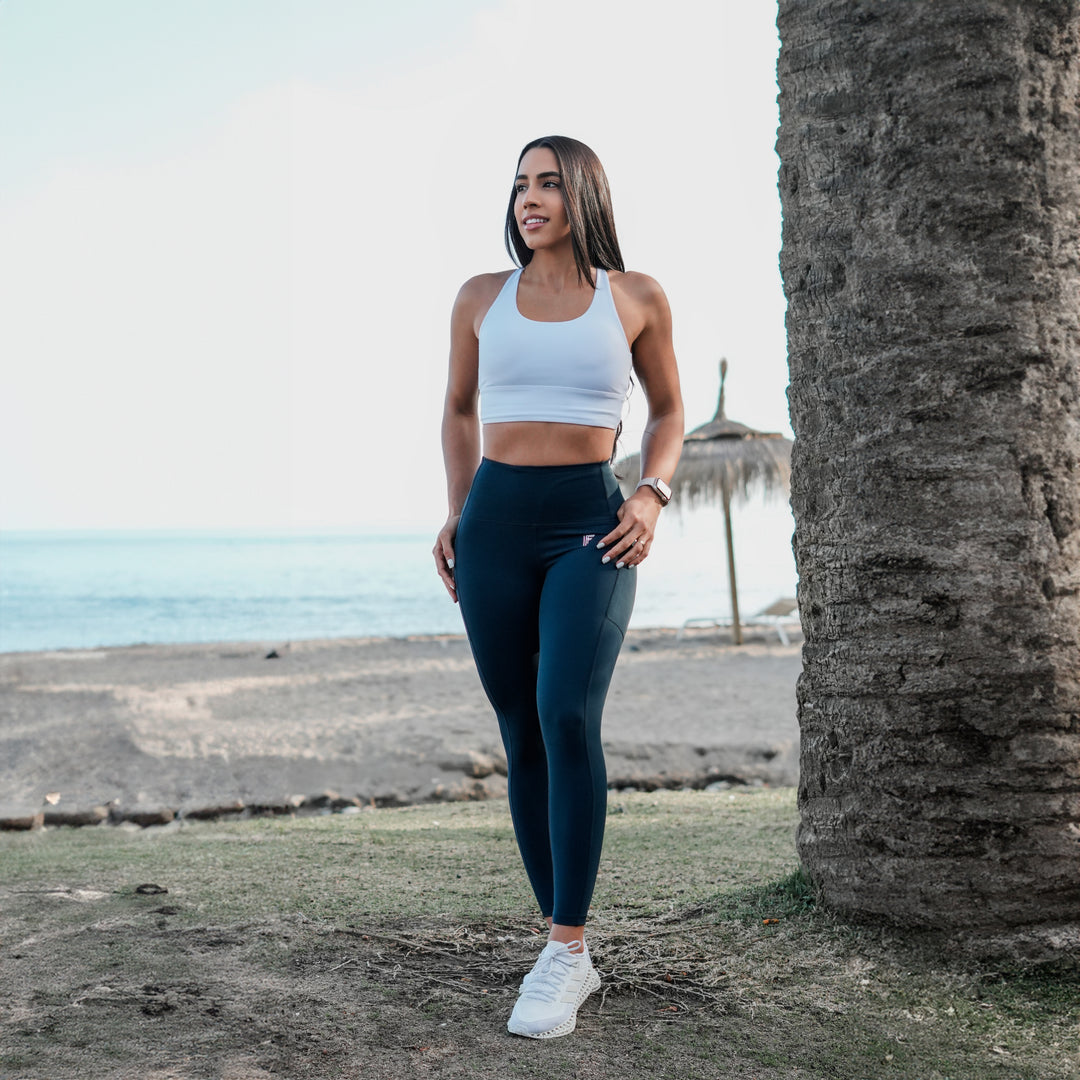 EVOLUTION LEGGINGS - DARK EMERALD GREEN