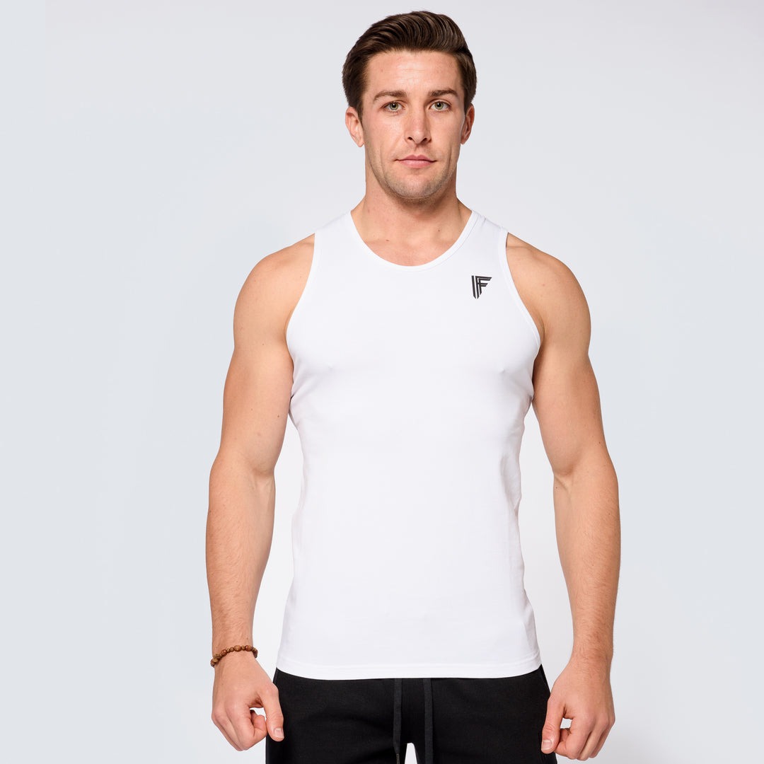 VENTURA TANK TOP - WHITE - IRISHFITFAM