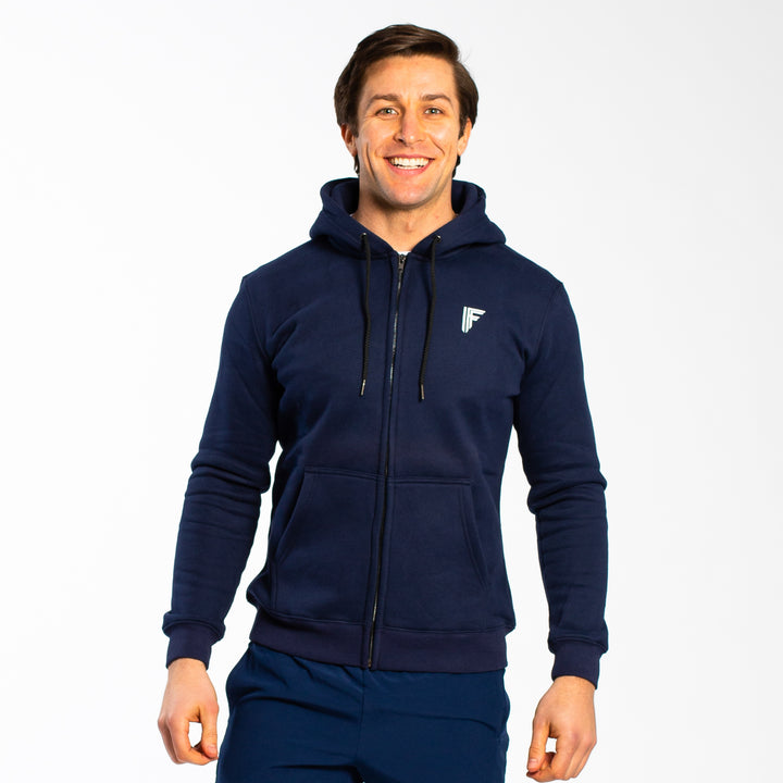 VENTURA ZIP HOODY - NAVY